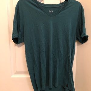 Armani Exchange Men’s Medium Teal T-shirt